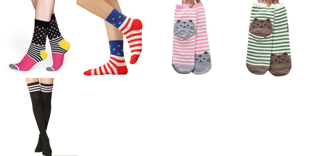woman cheap stripe socks